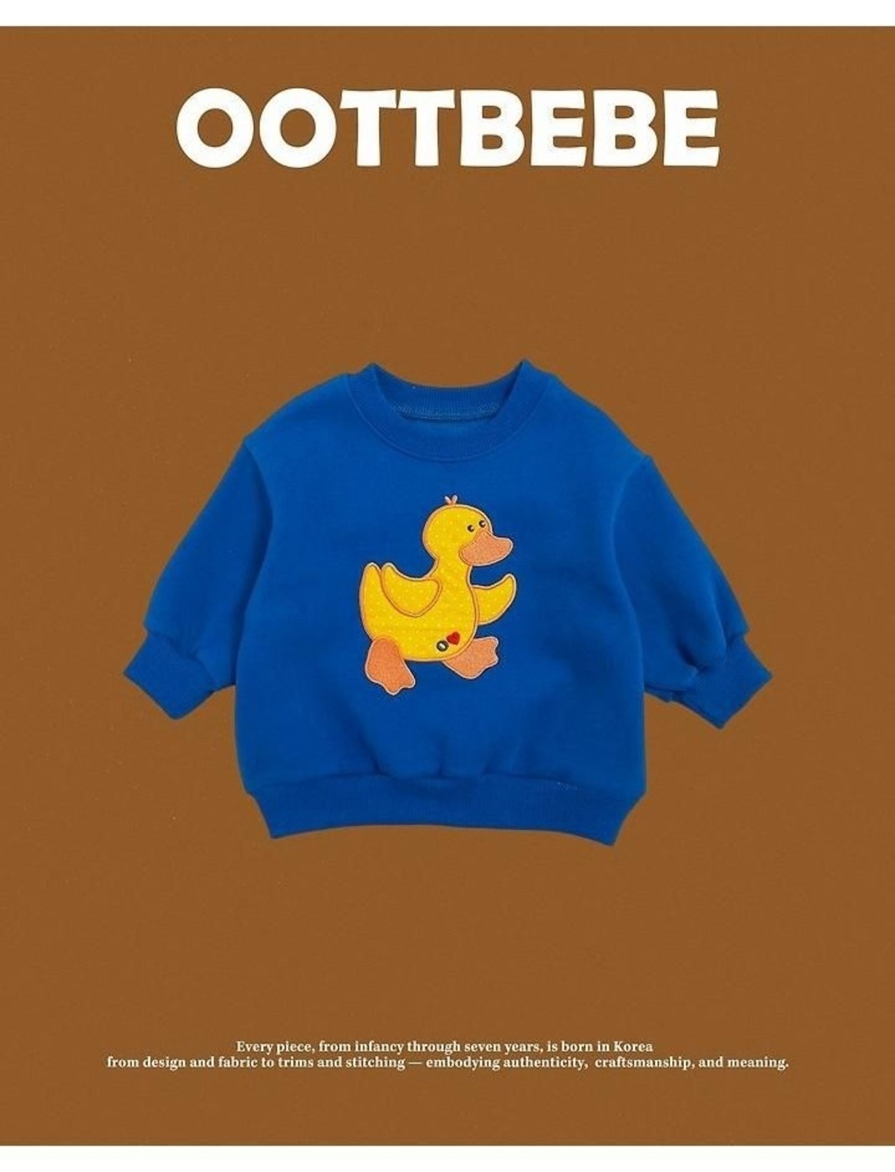 韓国子供服 / 26winter / oottbebe / アヒルトレーナー / ベビー&キッズ / 冬服 *XS~XL*