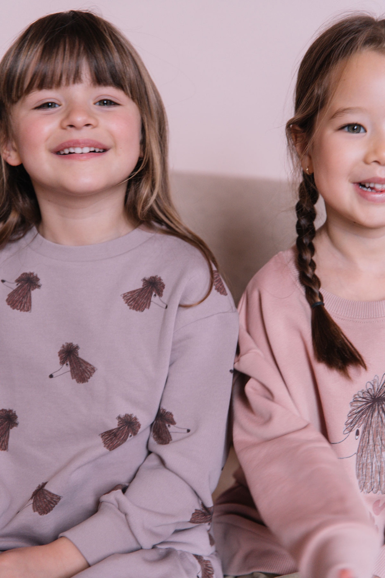 STUDIO BOHEME ESSENTIEL T-SHIRT(3-8y) - MAUVE / DOG SOEUR