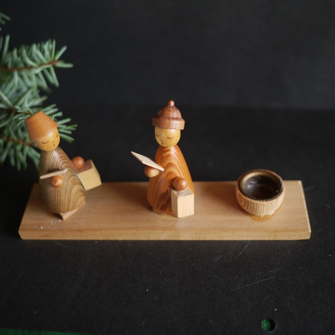 クリスマスキャンドルホルダー エルツ 讃美歌