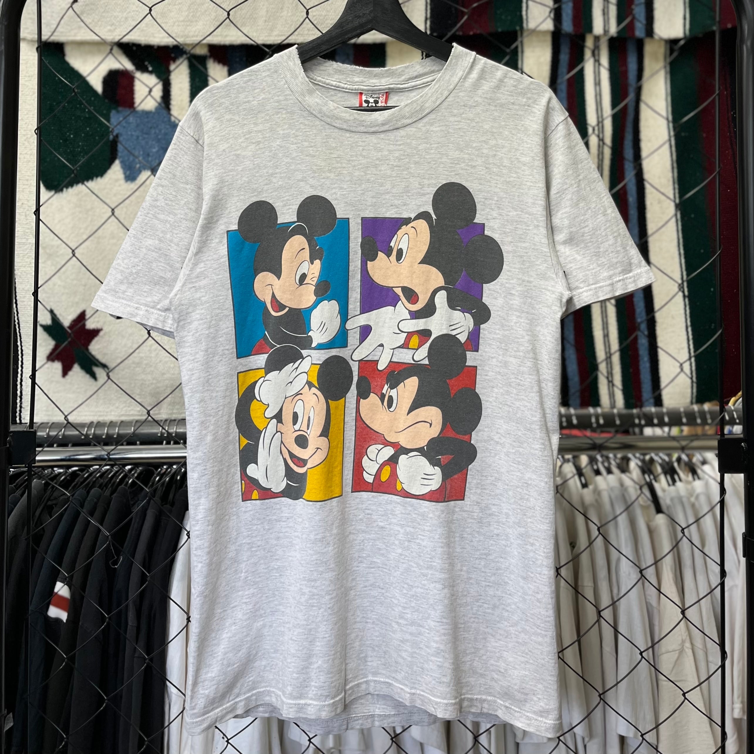 90's USA製 ヴィンテージ ミッキーマウス 総柄Tシャツ