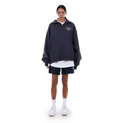BADBLOOD] CLASSIC LOGO POLO SWEATSHIRTS IN NAVY 正規品 韓国