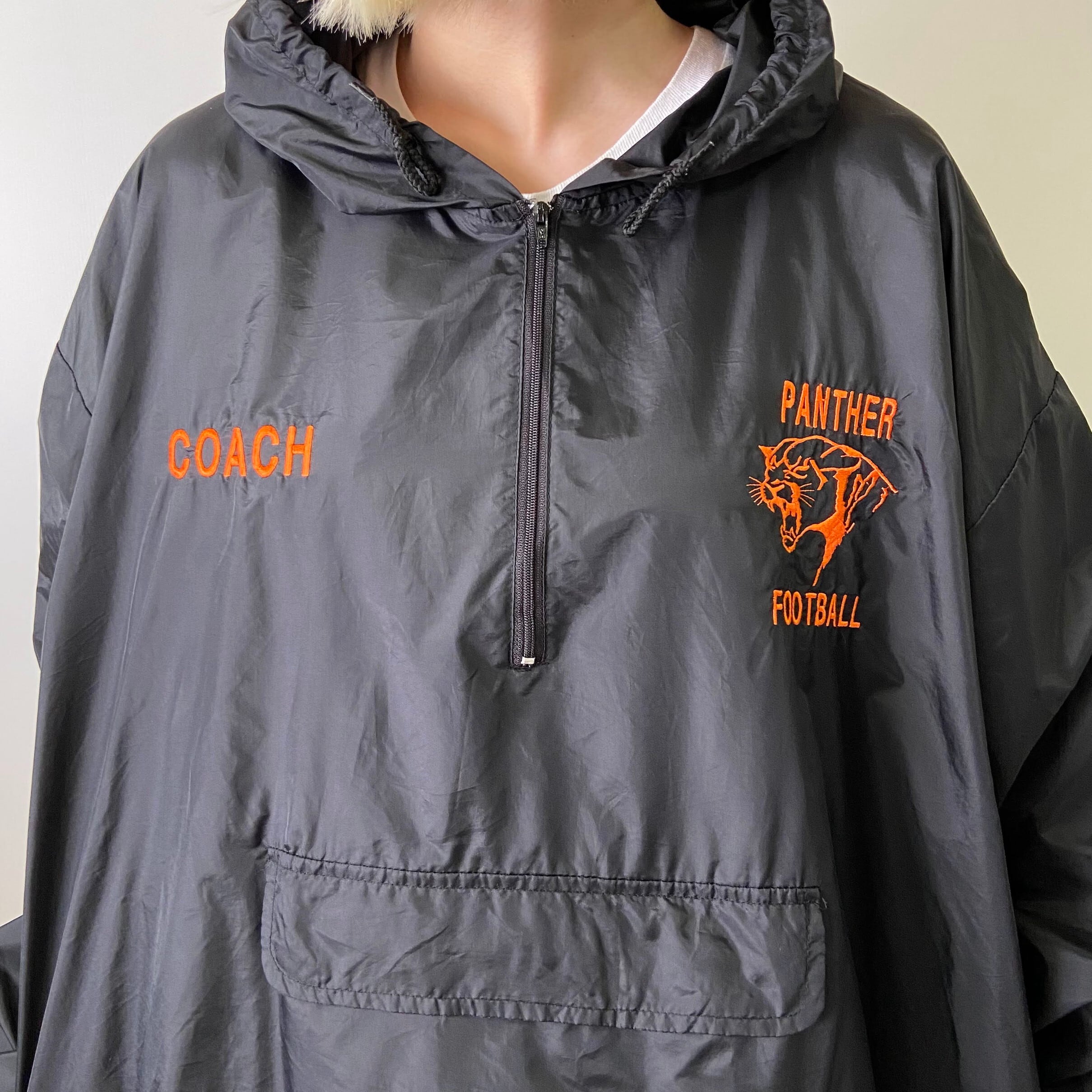 h*k様 ピッグレザーアノラックパーカー ハーフジップ 古着 h*k様 ピッグレザーアノラックパーカー ハーフジップ 古着