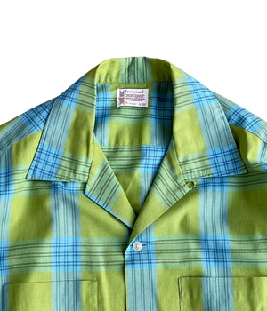 Vintage 70s loop collar shirt -Town craft-