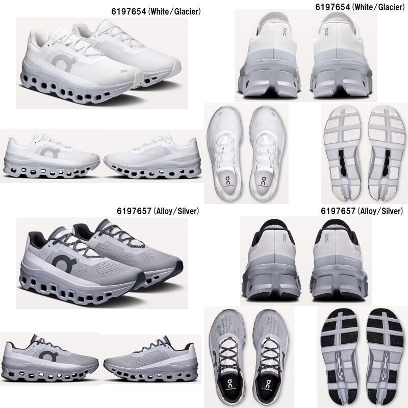 ｵﾝ On ﾒﾝｽﾞ Cloudmonster ｸﾗｳﾄﾞﾓﾝｽﾀｰ 6198434(All White) 6199025(All