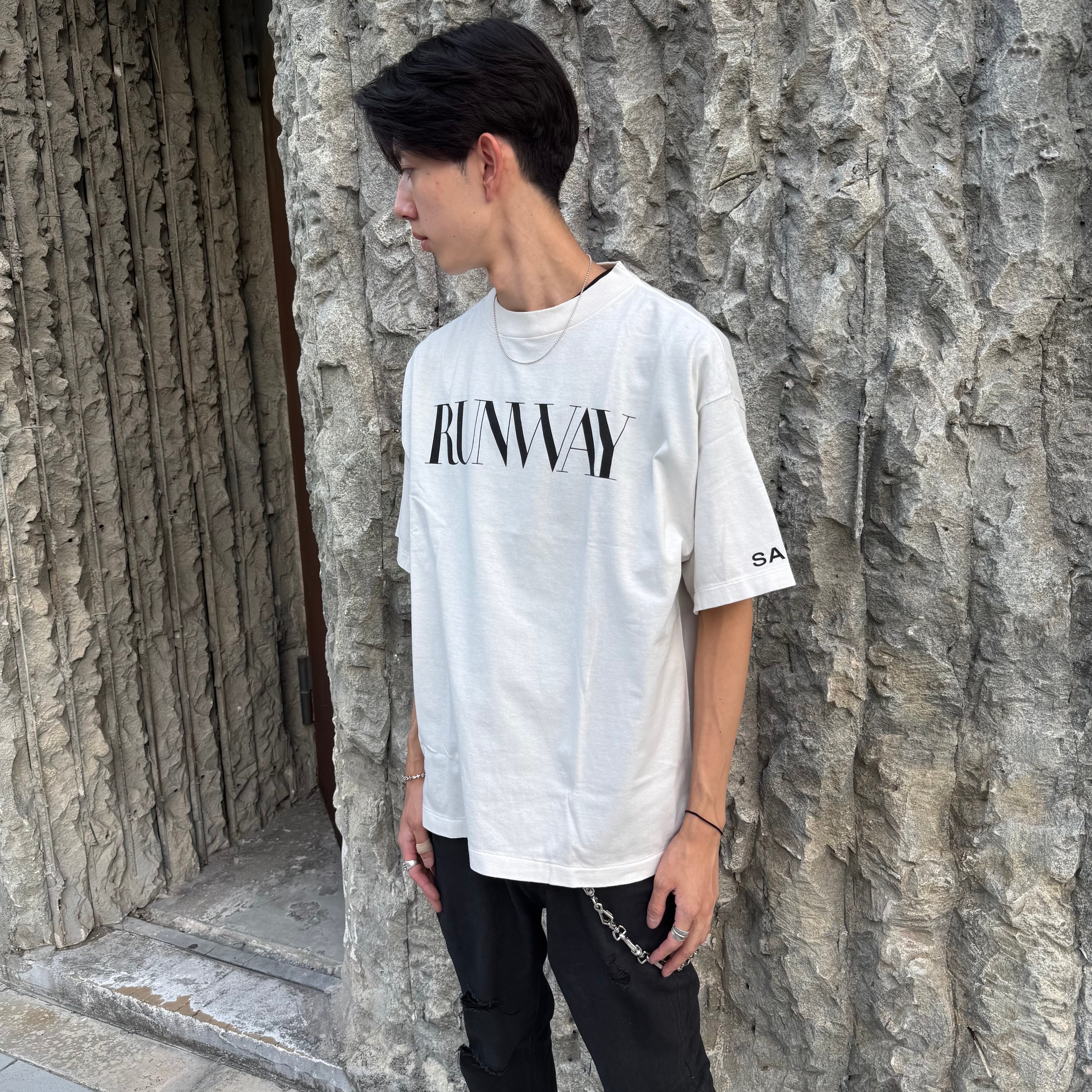 SAINT Mxxxxxx】SM-MK1-0000-K01/TDWP_SS TEE/RUNWAY/WHITESM-MK1-0000