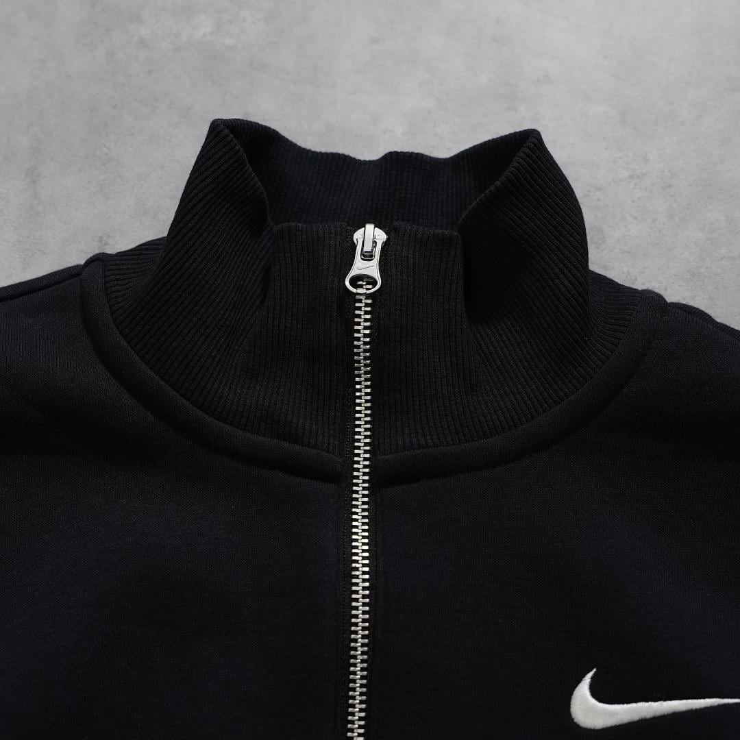 NIKE ナイキ スウェット 古着 ハーフジップ ショート丈 M 黒 16397 NIKE ナイキ スウェット 古着 ハーフジップ ショート丈 M 黒 16397 | fuufu