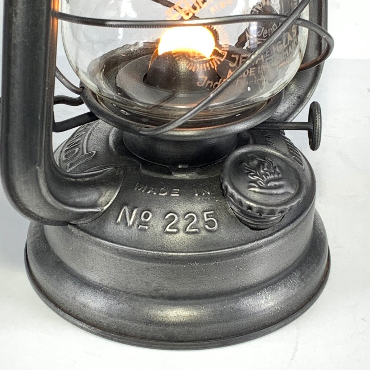 稀少】1930's Feuerhand 225 錫メッキ クリア glass 印字クッキリ