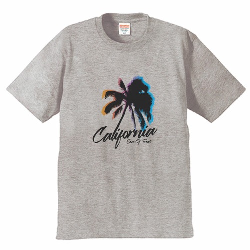 【メンズ】California Typography Tee/Gray(カルフォルニアタイパグラフ Tシャツ グレー)