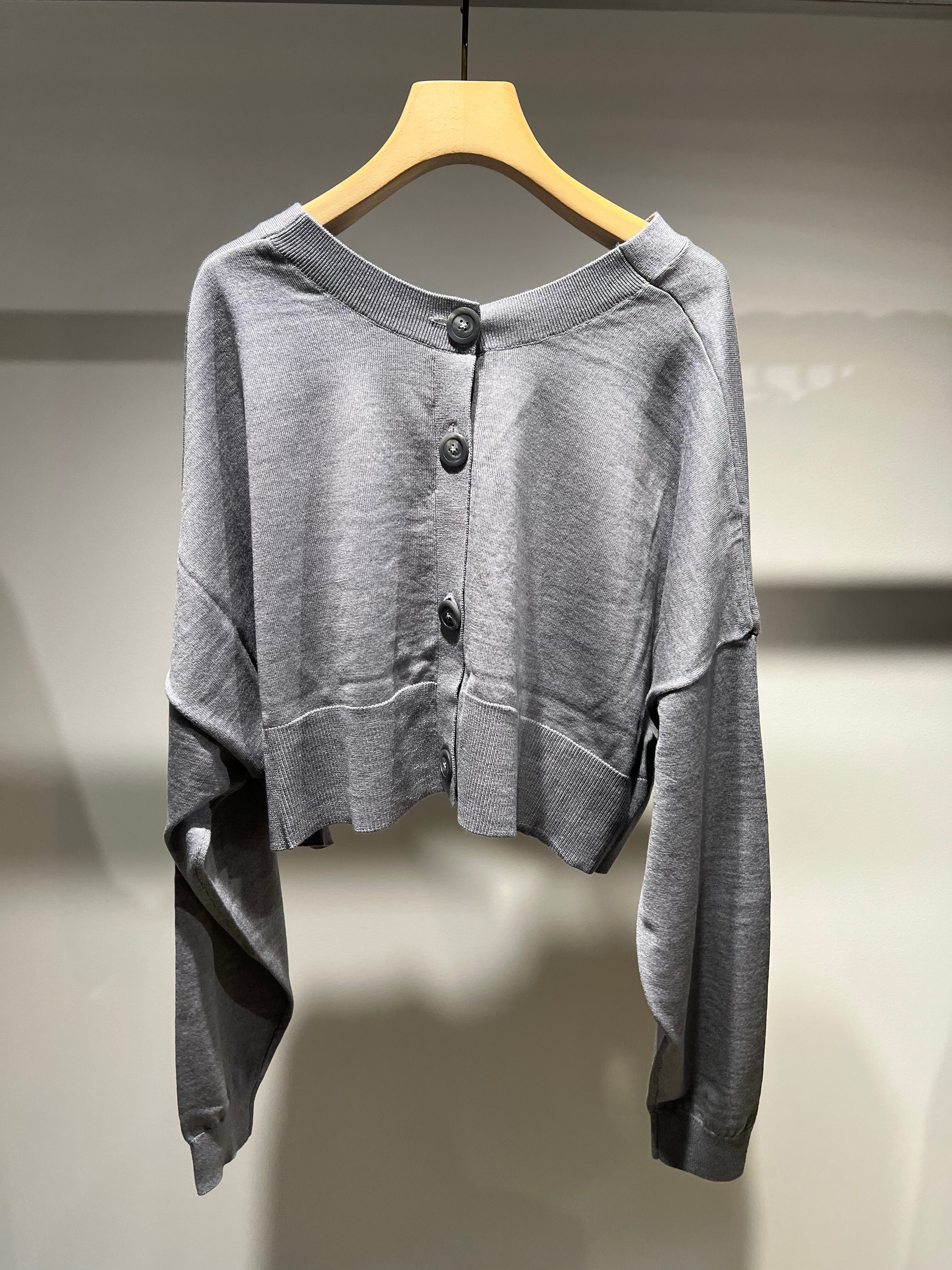 ENFOLD エンフォルド / BOX CROPPED PARTS / クロップドカーディガン  