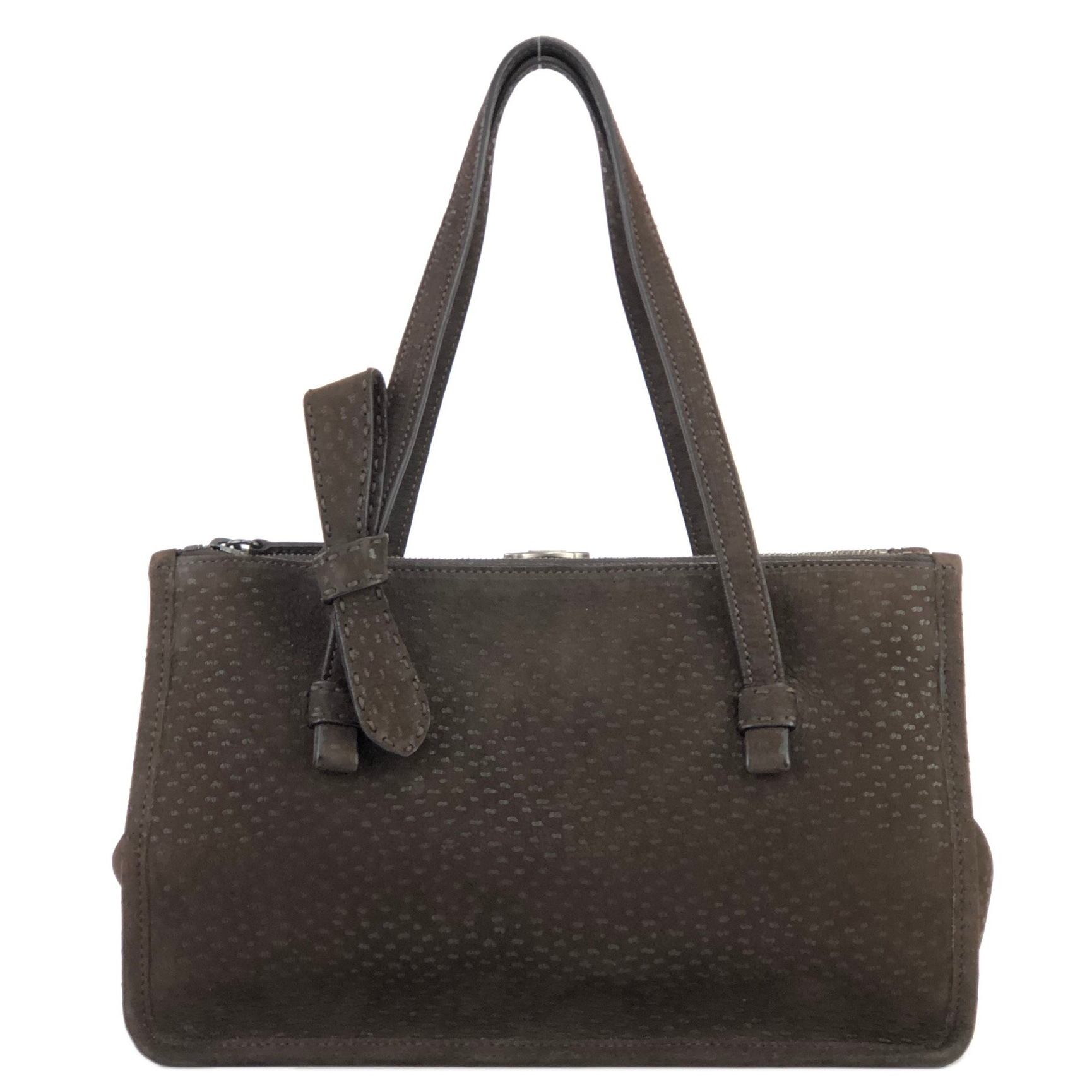 PRADA レザー がま口 ハンドバッグ トートバッグ プラダ PRADA プラダ 