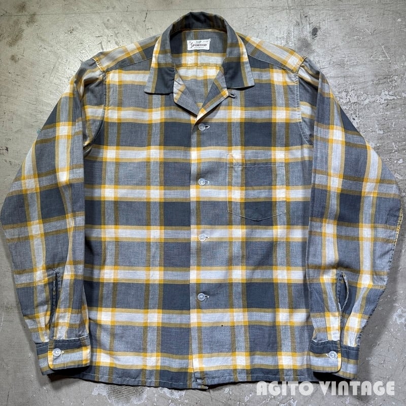 50's PENNY'S ペニーズ TOP FLIGHT シアサッカー アロハシャツ