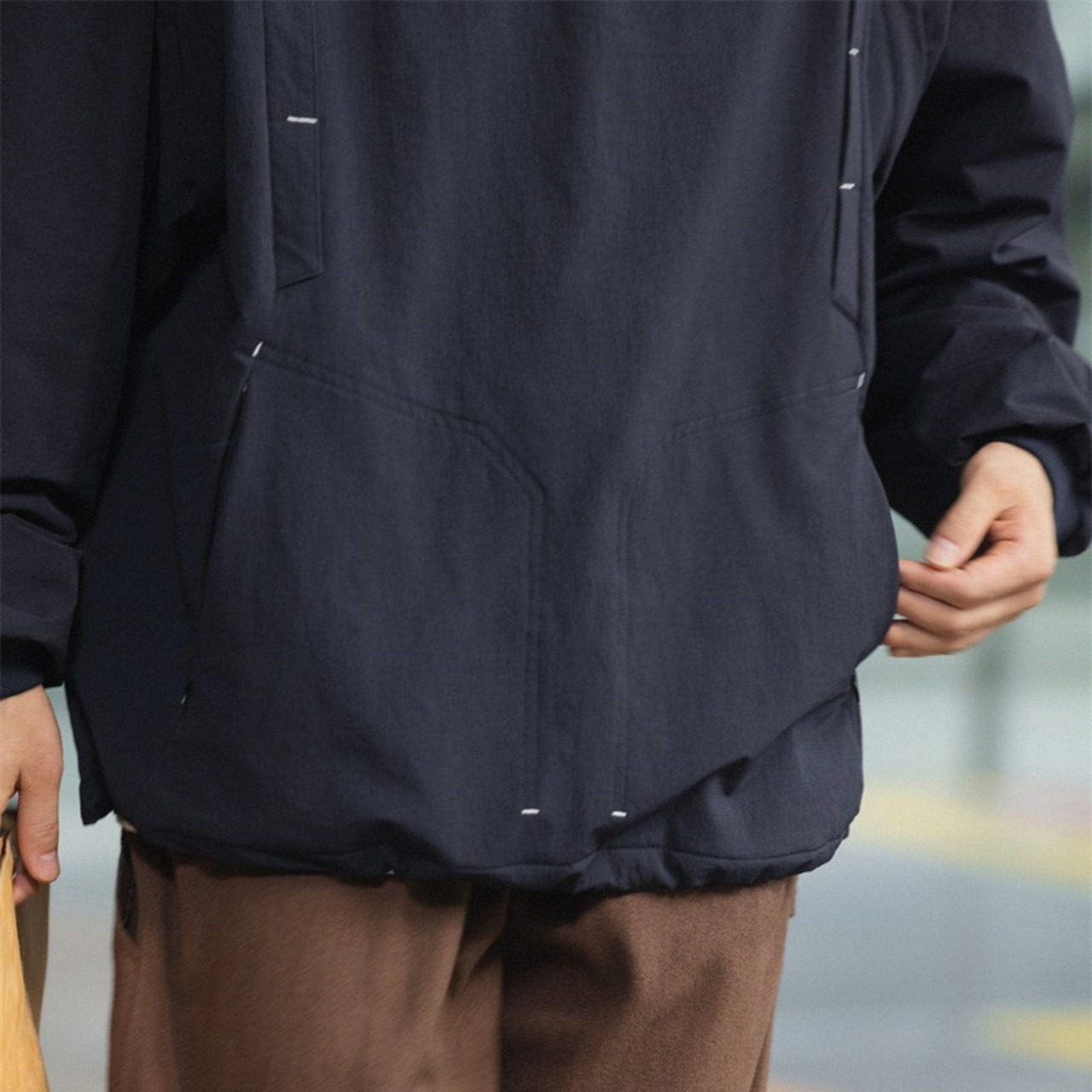 2WAYデザインモードアウトドア調スウェット　978