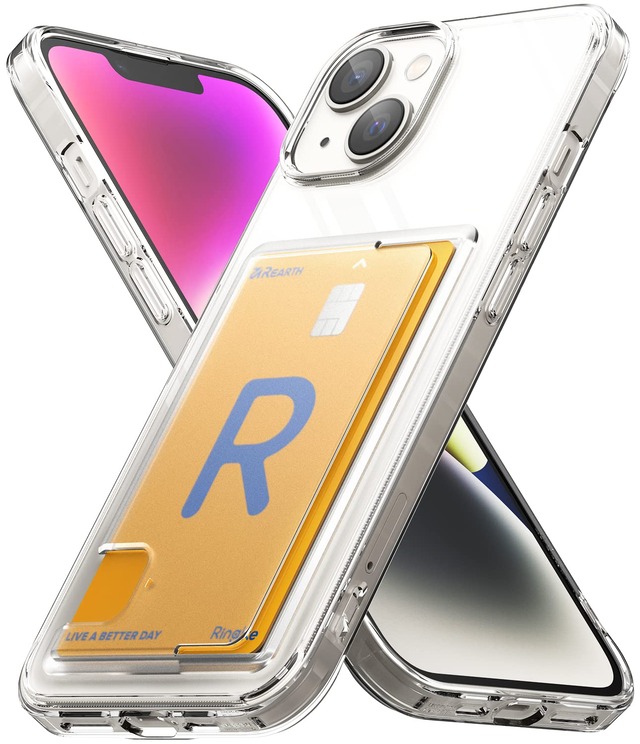 【Ringke】iPhone 14 対応 ケース フュージョンカード（クリア）