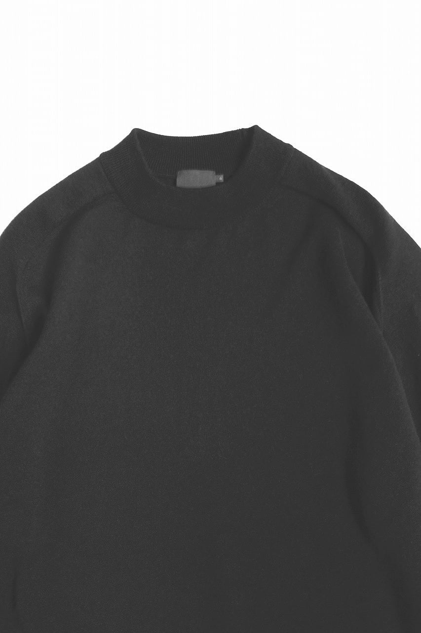 Worsted Merino Mock Neck P/O