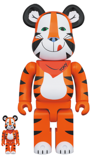 メディコム BE@RBRICK ベアブリック 100% & 400% ケロッグ トニー・ザ・タイガー ヴィンテージ Ver 未開封 ♦︎４号店商品