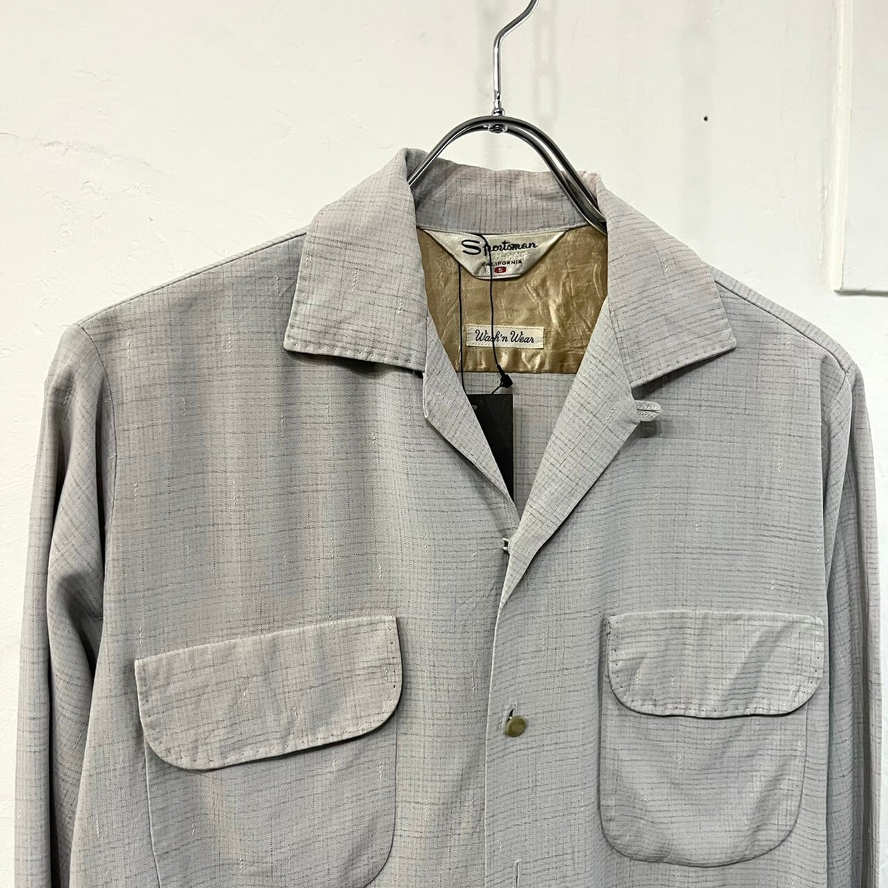 50s-60s sportman なかれ cal-made board shirt