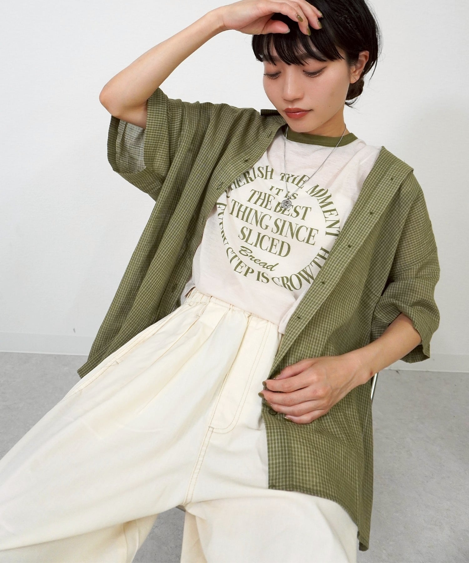 シアーフライスロゴプリントT 5056993 (0627) | gossara(ゴサラ)