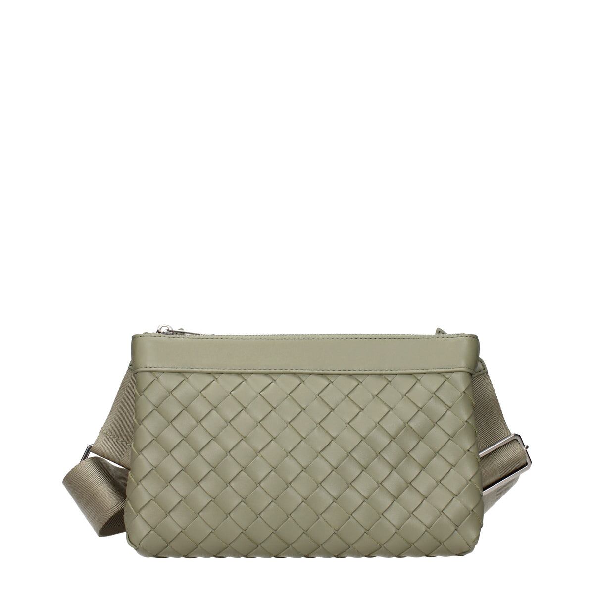 【新品】BOTTEGA VENETA ボッテガヴェネタ メンズ クロスボディバッグ レザー グリーン 651938V2E422919
