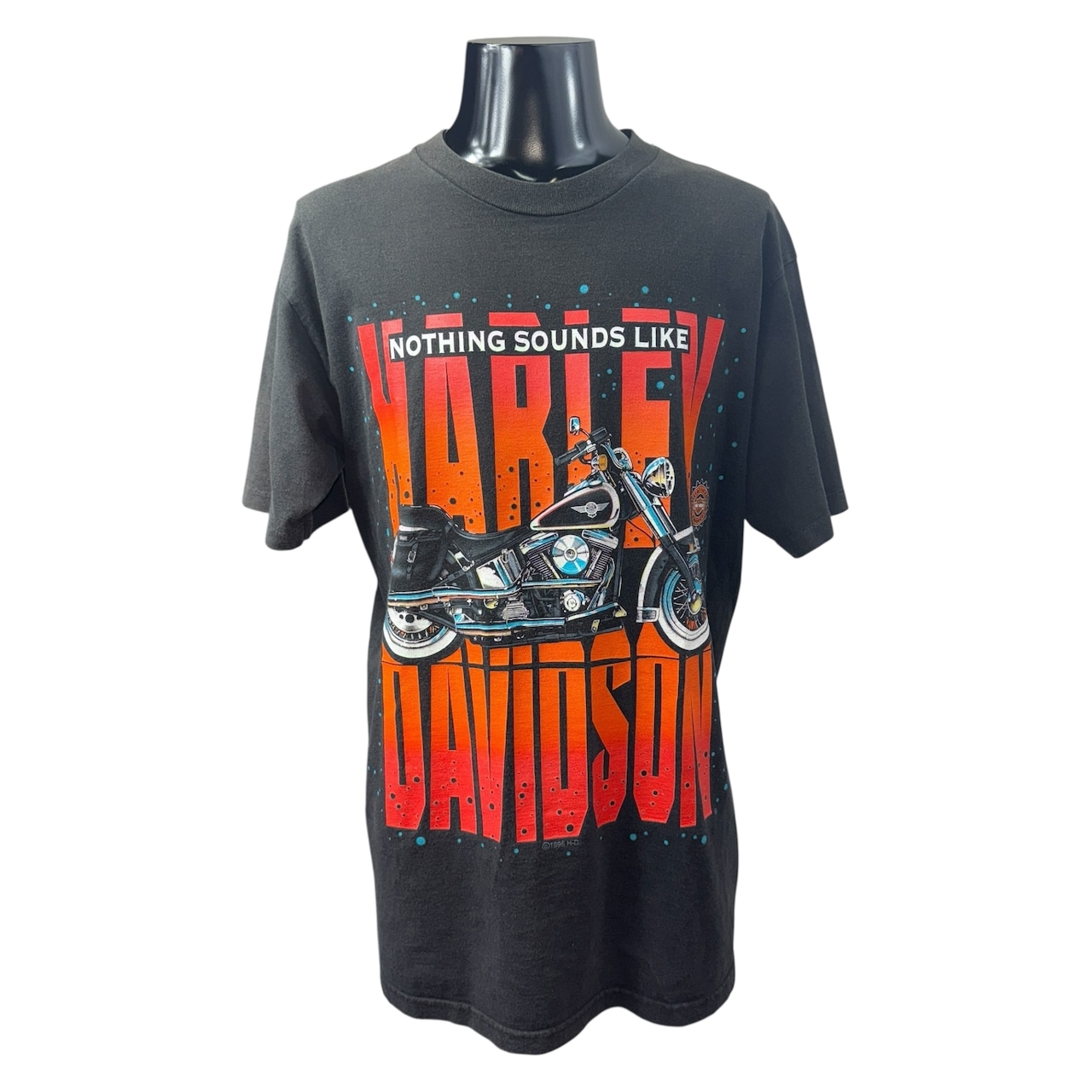 【HARLEY DAVIDSON】ハーレーダビッドソン 1996年コピーライト Nothing sounds like Tシャツ L