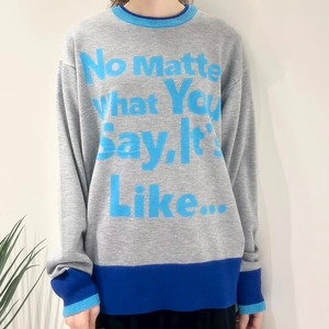 【RISLEY】2wayロゴニット