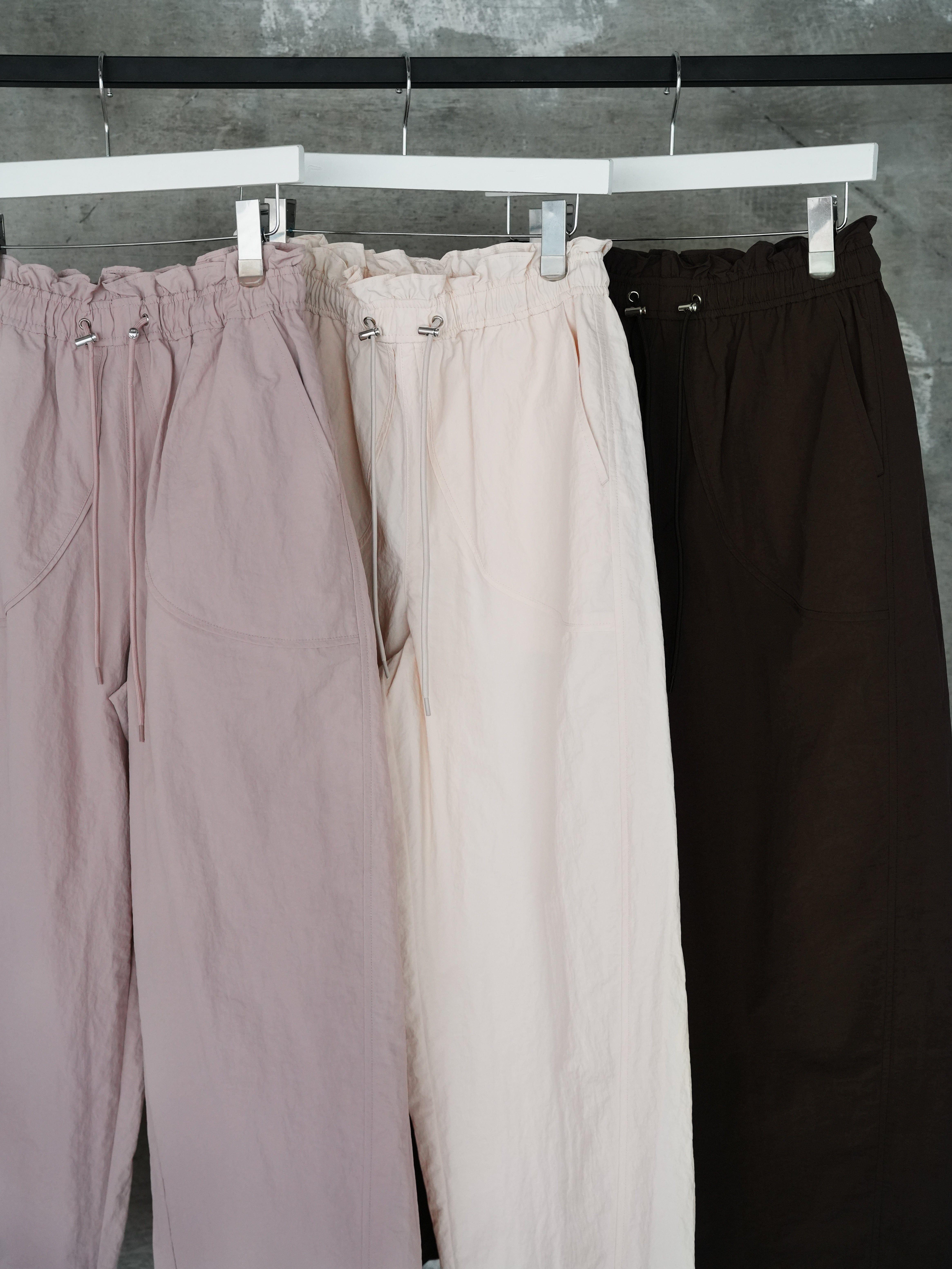 curved drawstring pants | Katrin TOKYO