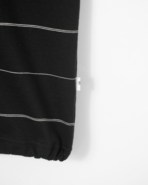 HEMCODE THIN BORDER LONG-SLEEVE T (BLACK)