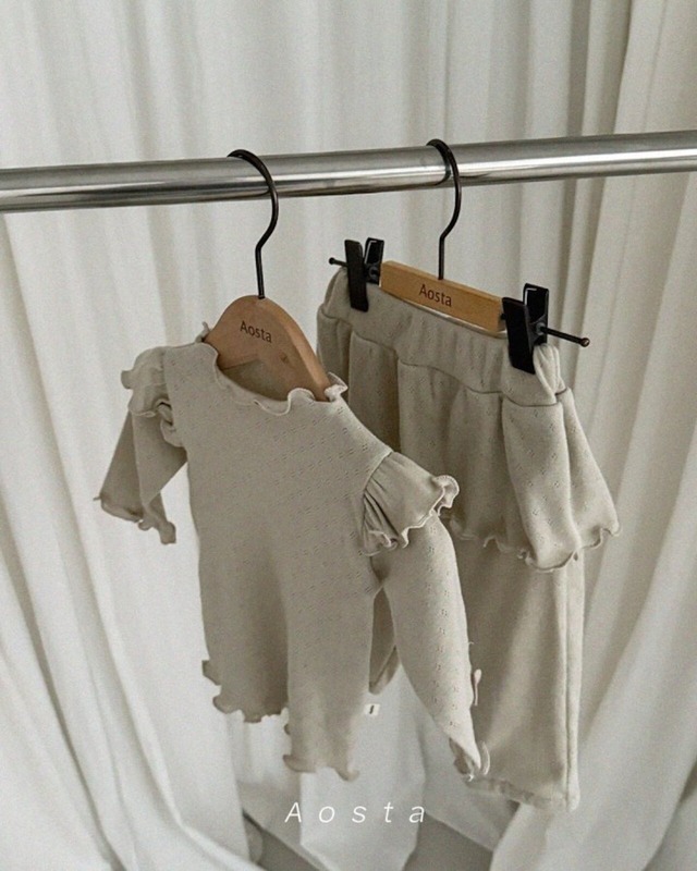 予約⌇aosta / Angel frill pants