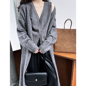 vest cardigan two piece knit　j-0071