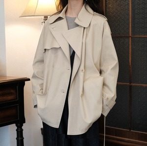 bull-breasted english trench coat 2colors【2025092103】