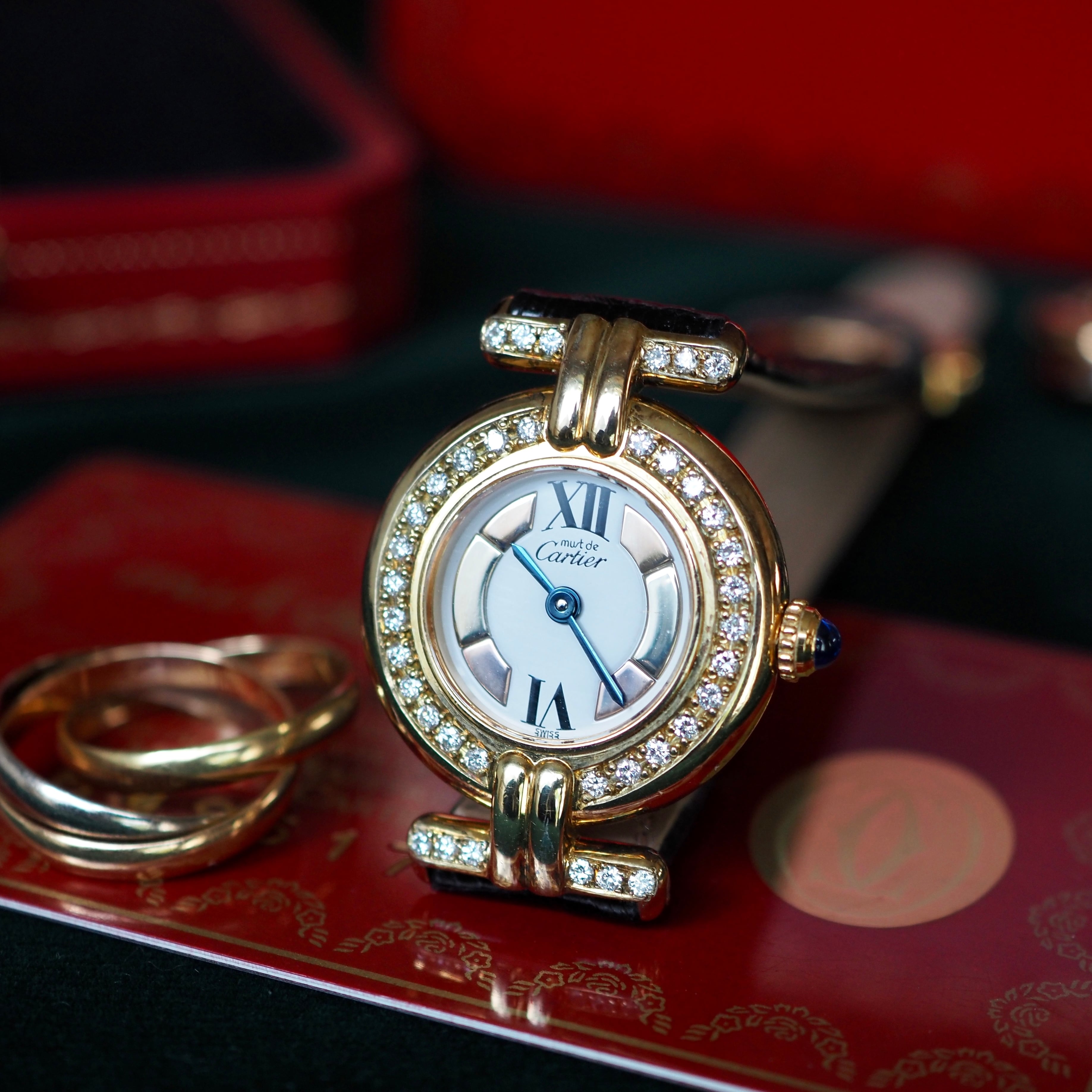 カルティエ マストコリゼ ダイヤ 極美品 ヴィンテージ レディース 時計 Cartier 楽天市場】【極美品】 カルティエ マストコリゼ 2重ダイヤベゼル