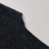 JURGEN LEHL ヨーガンレール ポケット デザイン ウール ニット セーター M/ダークグレー レディース