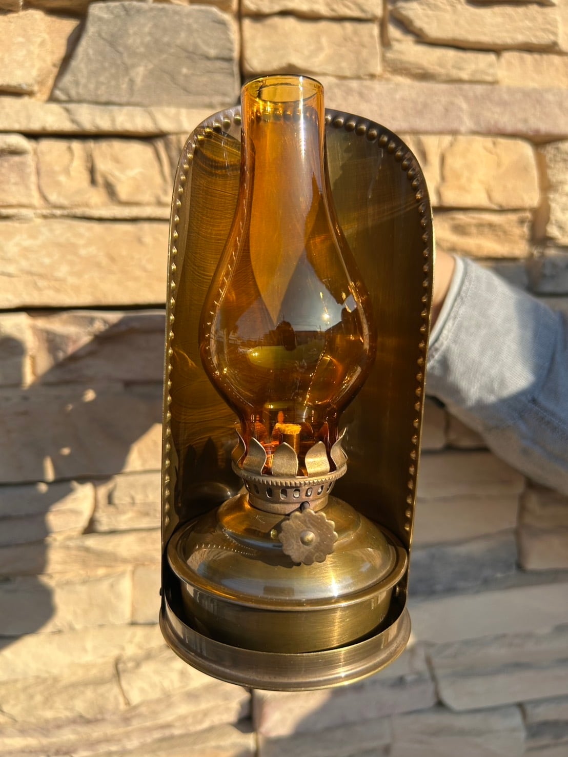 Vermont Lanterns】 バーモントランタン オイルランプミニ アンバー