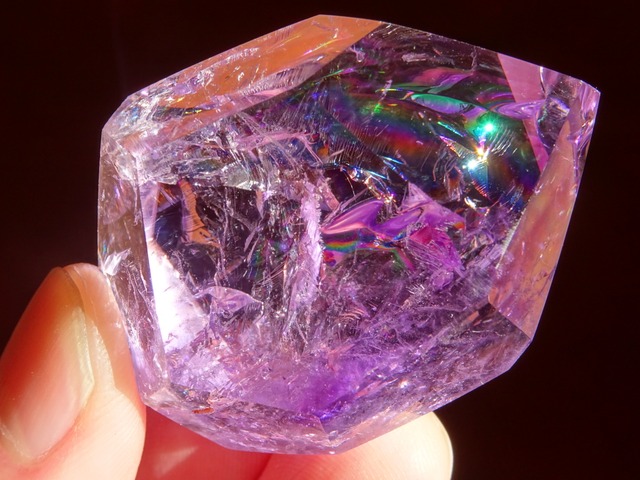 アイリス・ローズ・ド・フランス（バイア産レインボーアメジスト）No.2 ~虹のニンフたち~