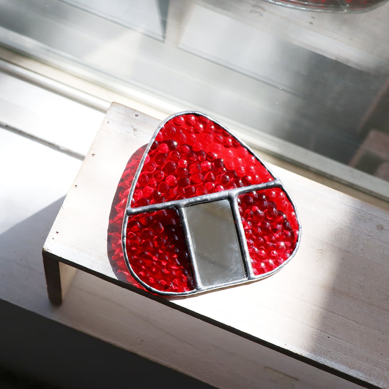 一点物ステンドグラス】ワンダーおむすびA／和田良弘 | 工房集 kobosyu