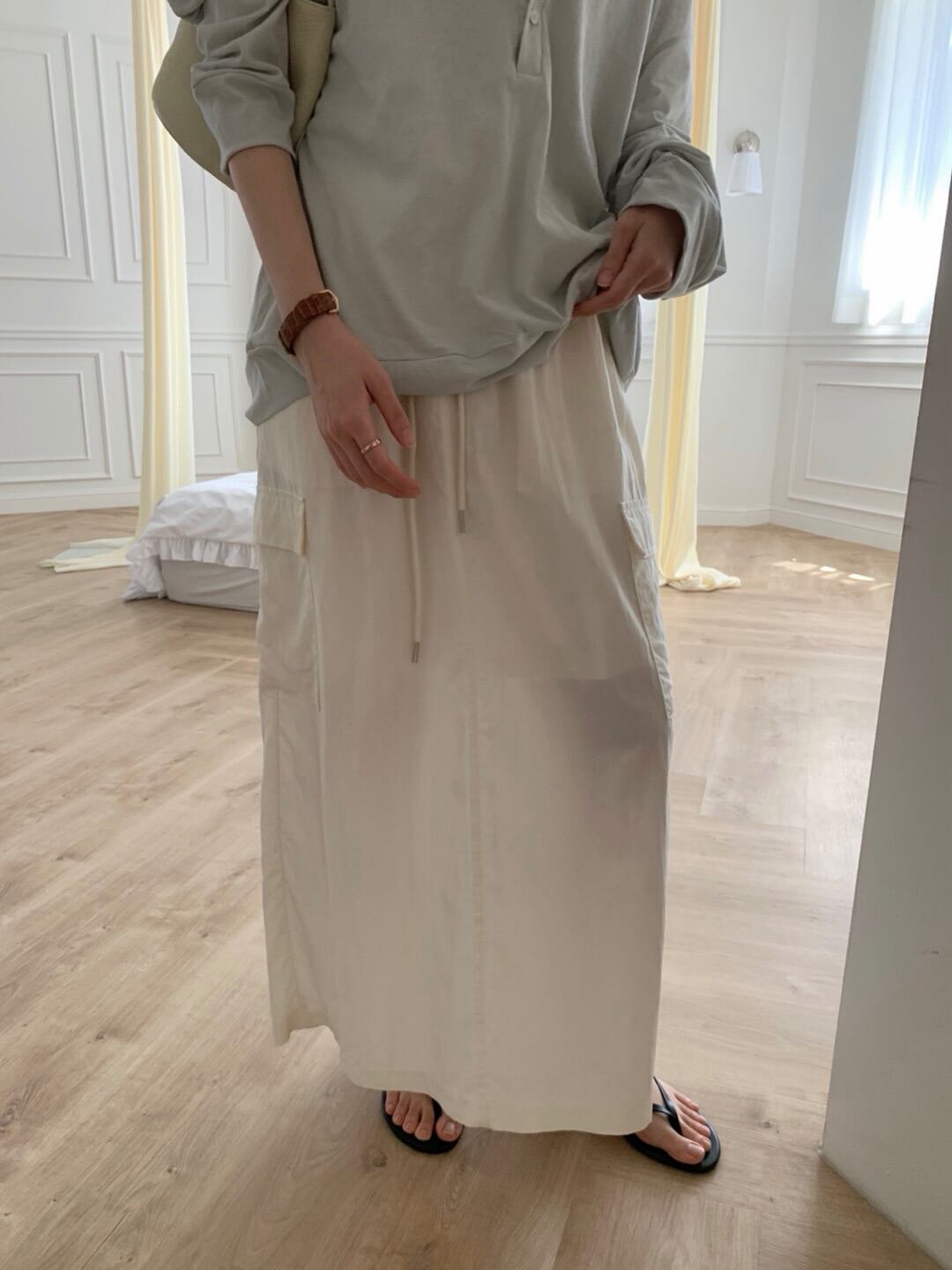 (予約)P.Y.T / Jeanne Cargo Skirt / 2color