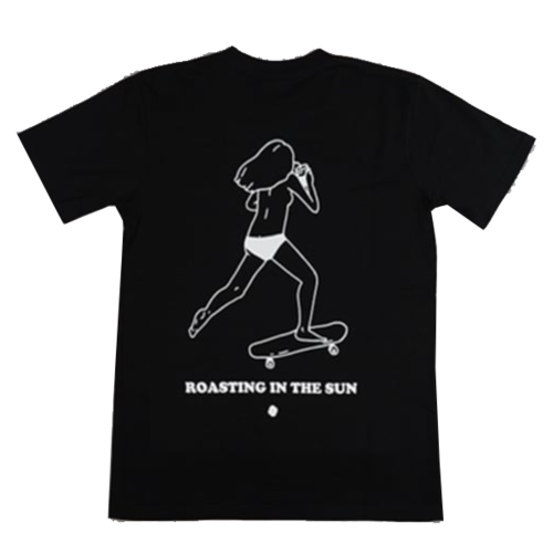 スケーターガールTシャツ（黒）