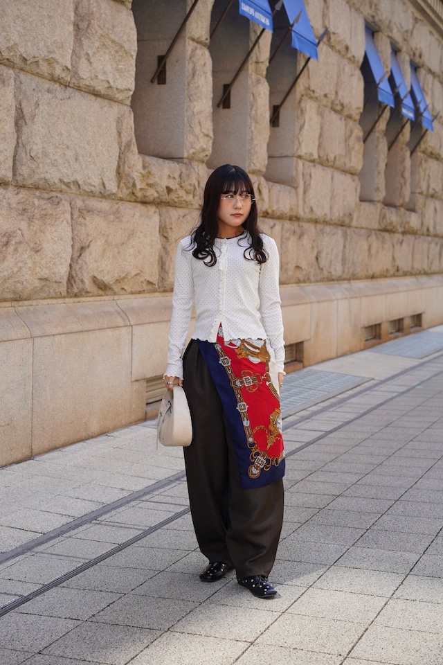 CYOI FRIL DOT CARDIGAN