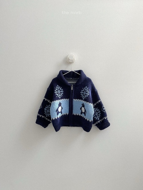 minirobe［取寄］penguin knit cardigan 26winter