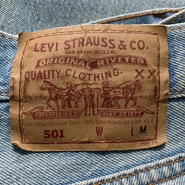 USA製】90s US.Levis 501 リーバイス マッカレン工場(544) ボタン裏