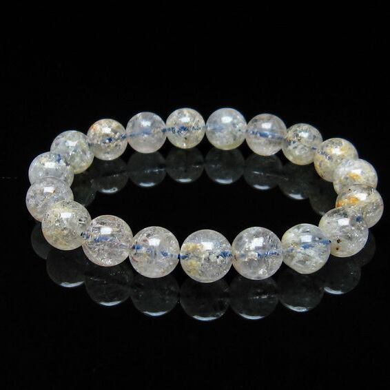 ホワイトガーデンファントムクォーツ ブレスレット 10mm [M便 1/10] 111-16664