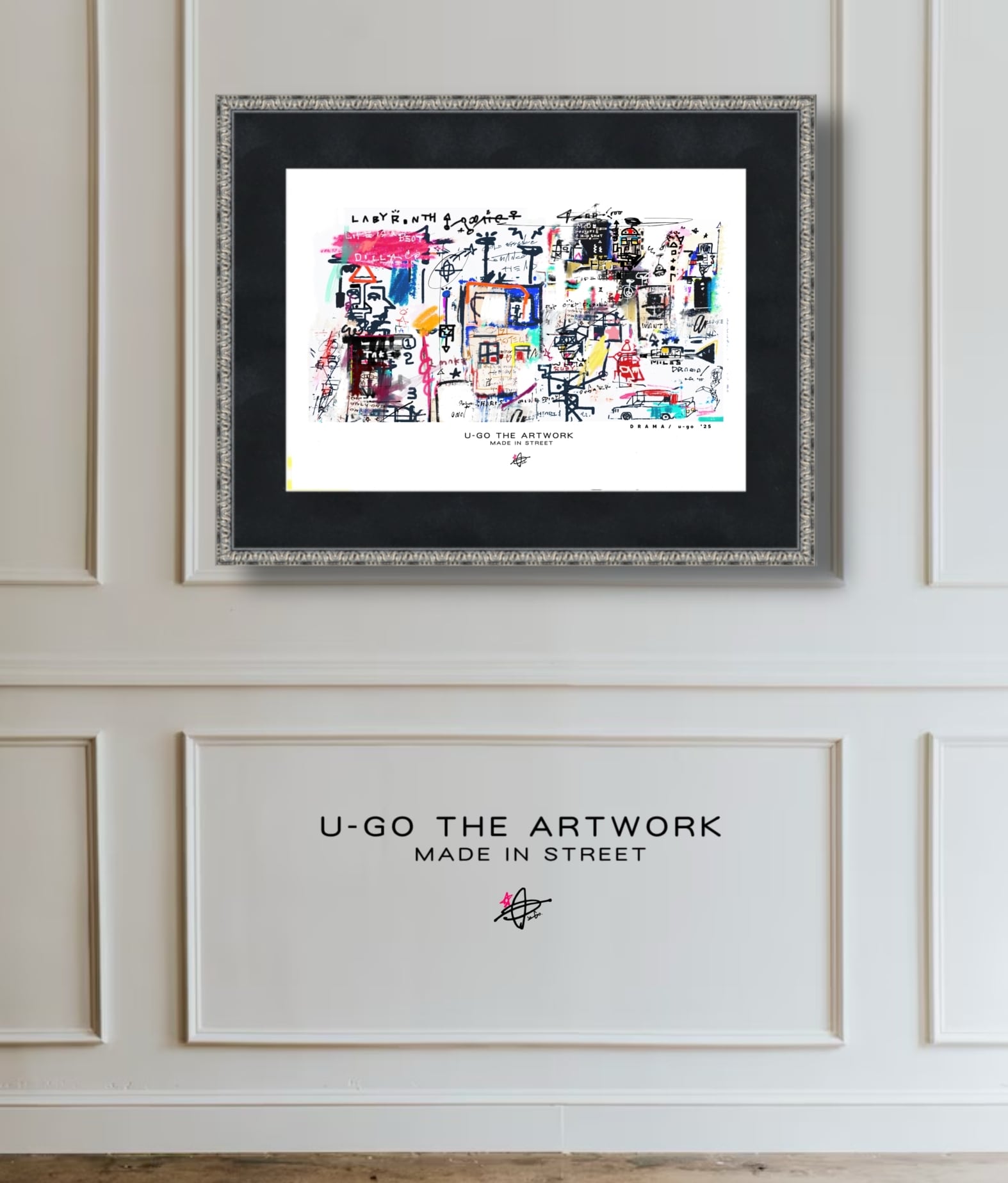 ﾌﾚｰﾑ込み 「U-GO THE ARTWORK」ｸﾞﾗﾌｨﾃｨ ｲﾝﾃﾘｱ | U-GO THE ARTWORK