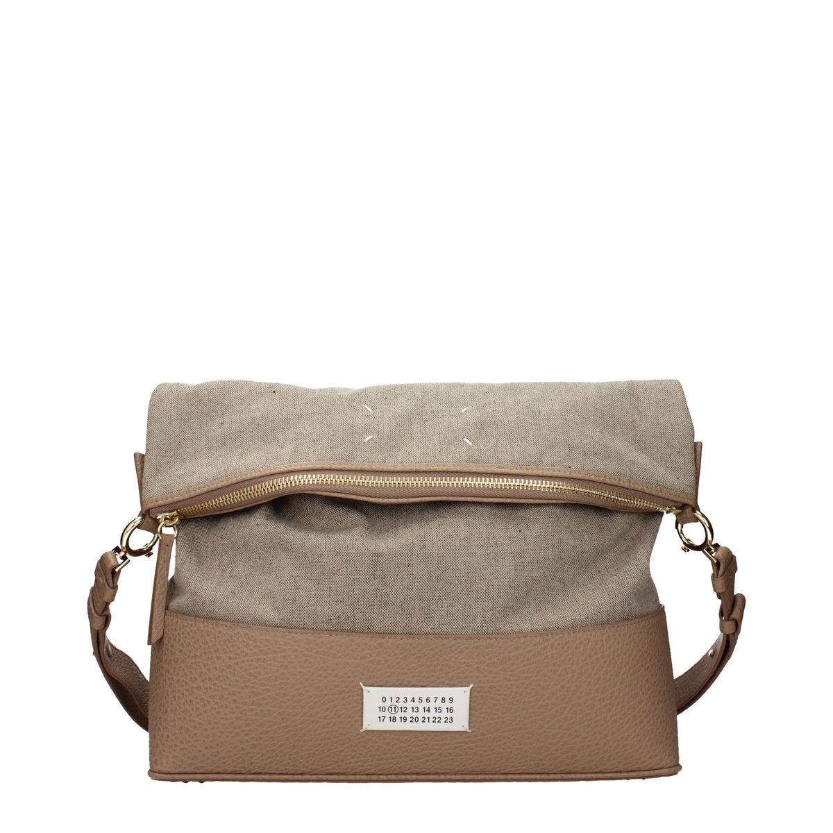 【新品】MAISON MARGIELA メゾンマルジェラ レディース ショルダーバッグ ファブリック ベージュ SB1WG0043P4348T2070