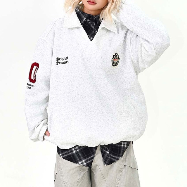 カレッジエンブレムカラースウェット
 2col   R01632