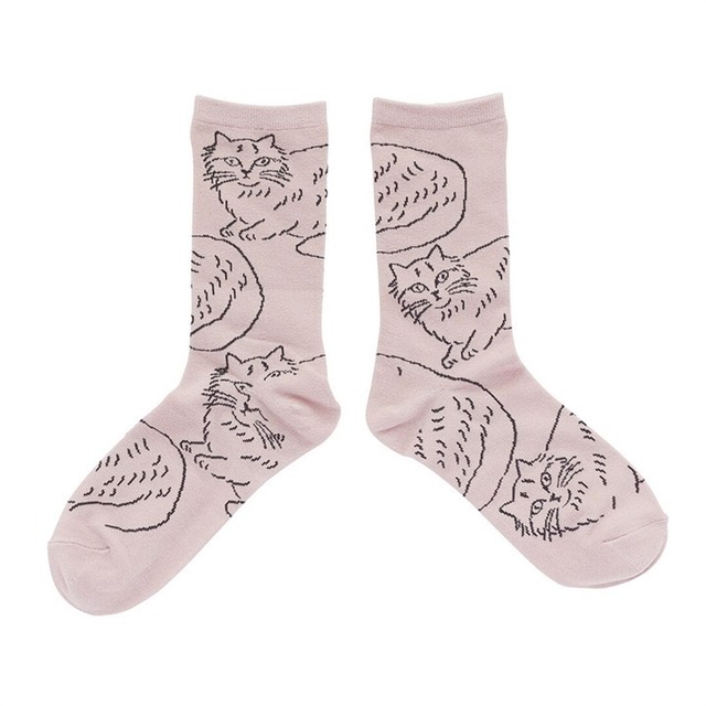 【松尾ミユキ】キャットソックス Cat socks