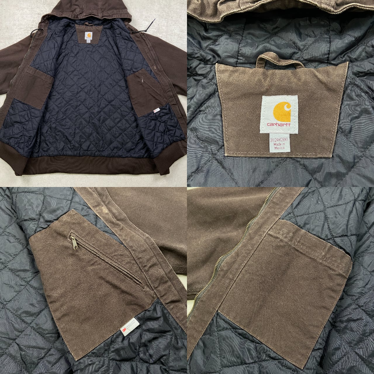 00年代 Carhartt カーハート ダック地 アクティブジャケット