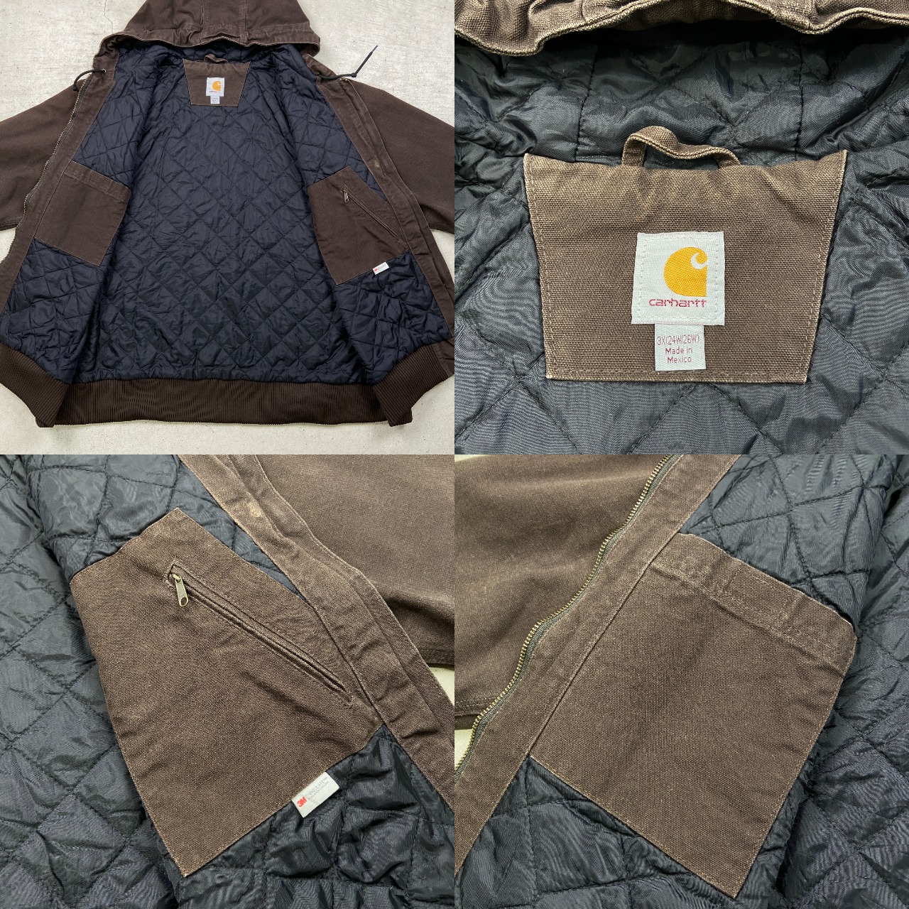 00年代 Carhartt カーハート ダック地 アクティブジャケット 
