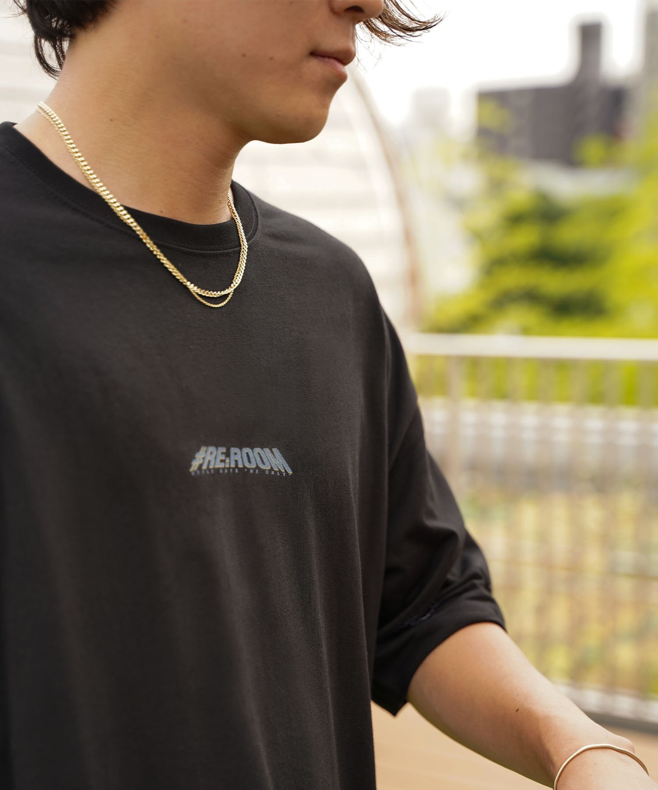 【#Re:room】SV925 W CHAIN NECKLACE［REA221］