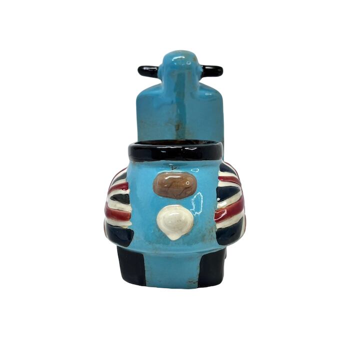 Vespa スクーター型 陶器 置物 水色 インテリア ベスパ Vespa スクーター型 陶器 置物 水色 インテリア ベスパ