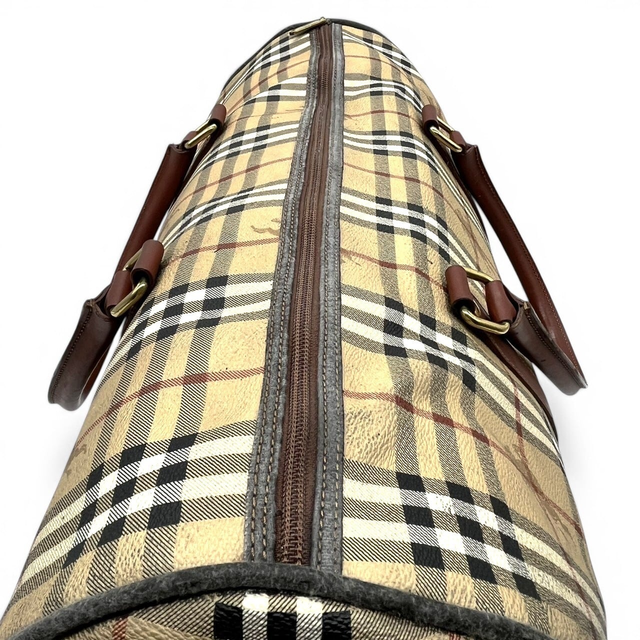 Vintage Burberrys Boston Bag Nova Check / ヴィンテージ バーバリー