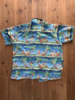 90's Reyn Spooner レーヨンハワイアンシャツ “DIETRICH VAREZ COLLECTION”　レインスプーナー